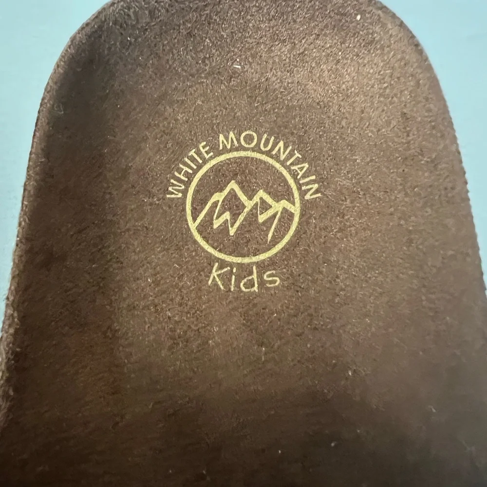 White‎ Mountain Kids' Tan Sandals with Double Strap, Size 1, NWOT